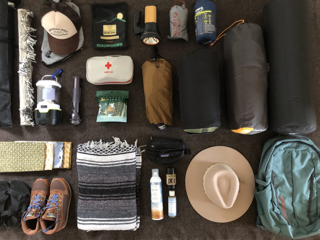 My packing list